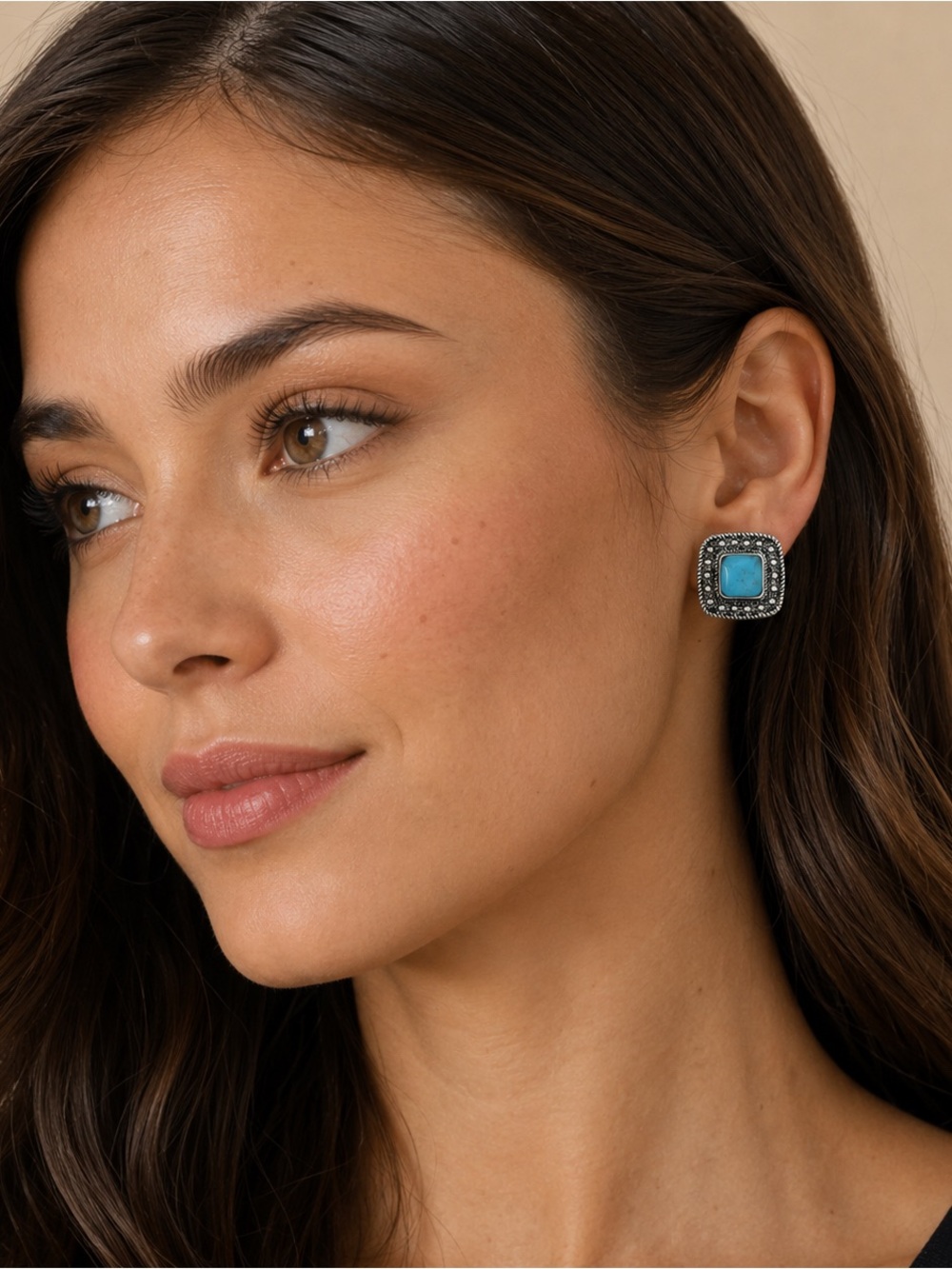 Sterling silver turquoise earrings